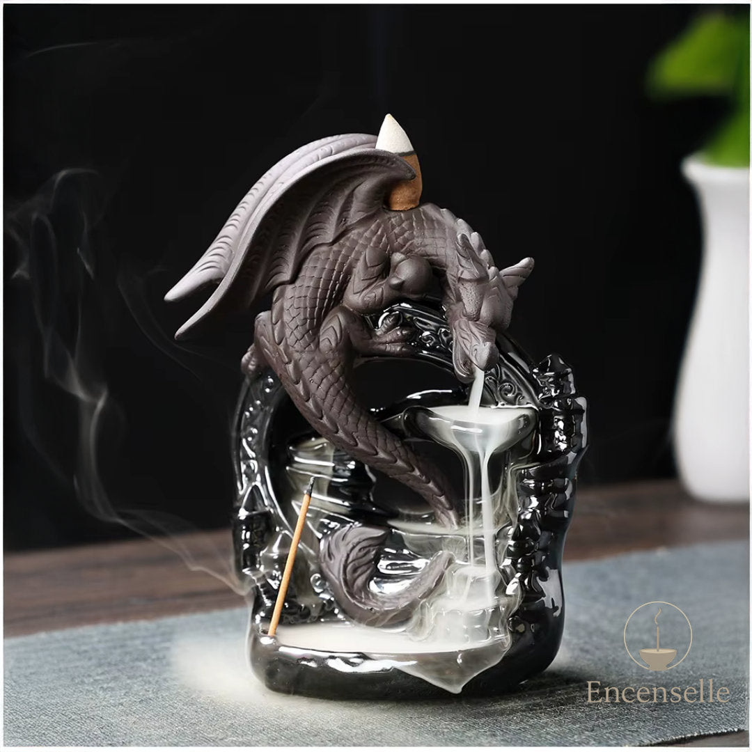 Brûleur d'encens Dragon cascade
